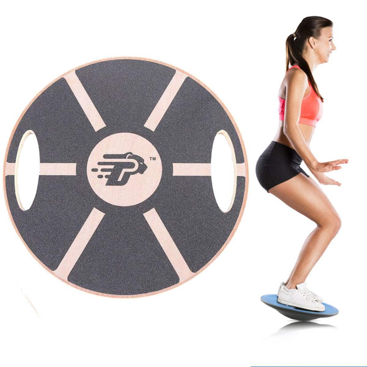 Fitza Twist Balance Board – Wooden Octagonal Workout Trainer