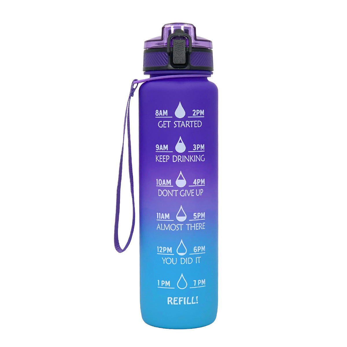 Fitza Sports Frosted Gradient Water Bottle