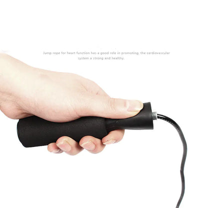 Adjustable PVC Weighted Jump Rope for Fitness