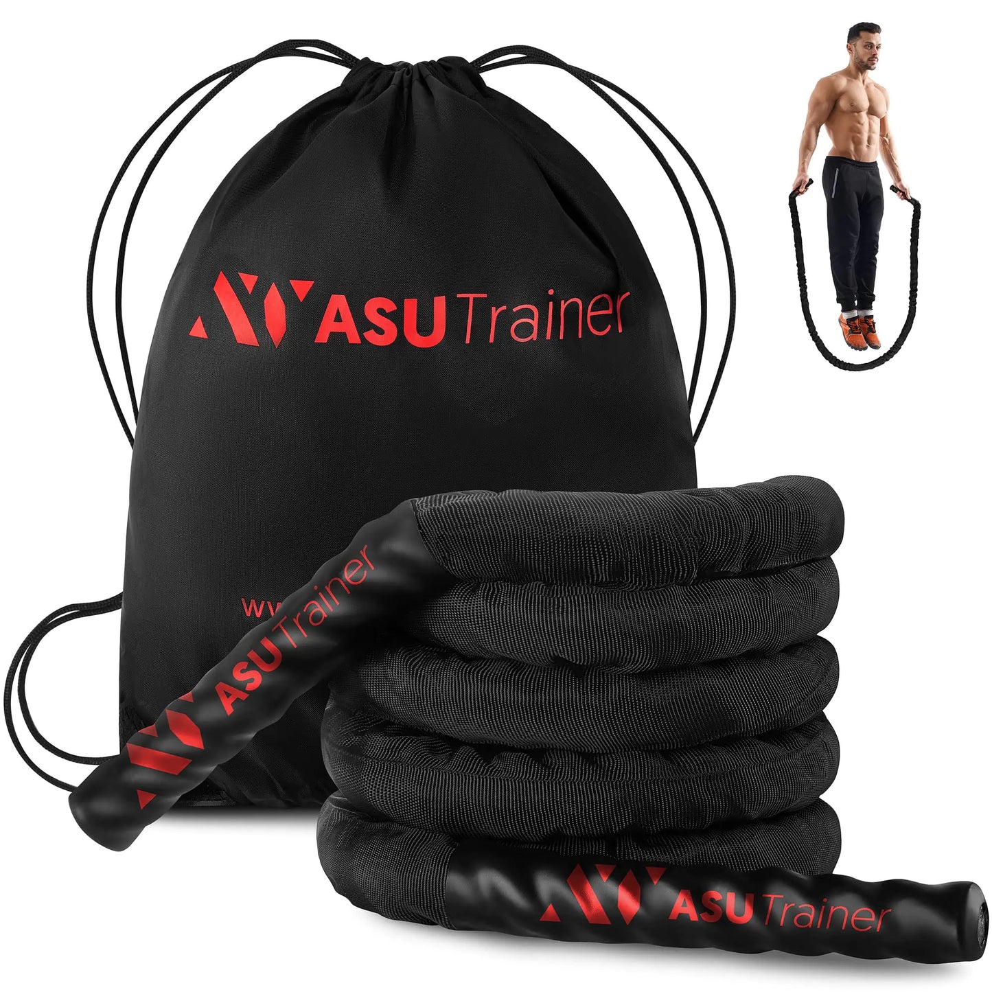 Fitza ASU Weighted Jump Rope – Heavy Rope