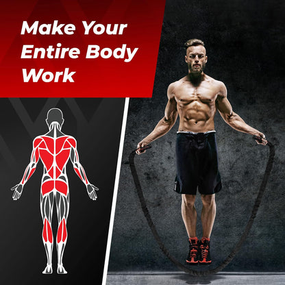 Fitza ASU Weighted Jump Rope – Heavy Rope