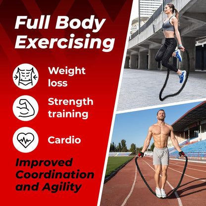 Fitza ASU Weighted Jump Rope – Heavy Rope