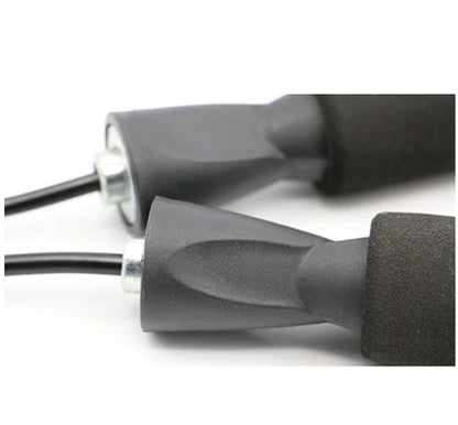 Adjustable PVC Weighted Jump Rope for Fitness
