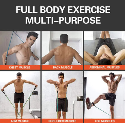 Fitza 12-Piece Resistance Band Set – Full Body Workout Kit