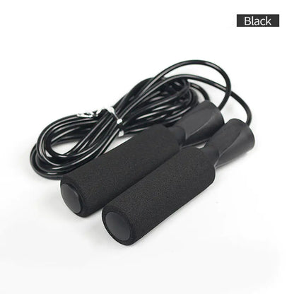 Adjustable PVC Weighted Jump Rope for Fitness