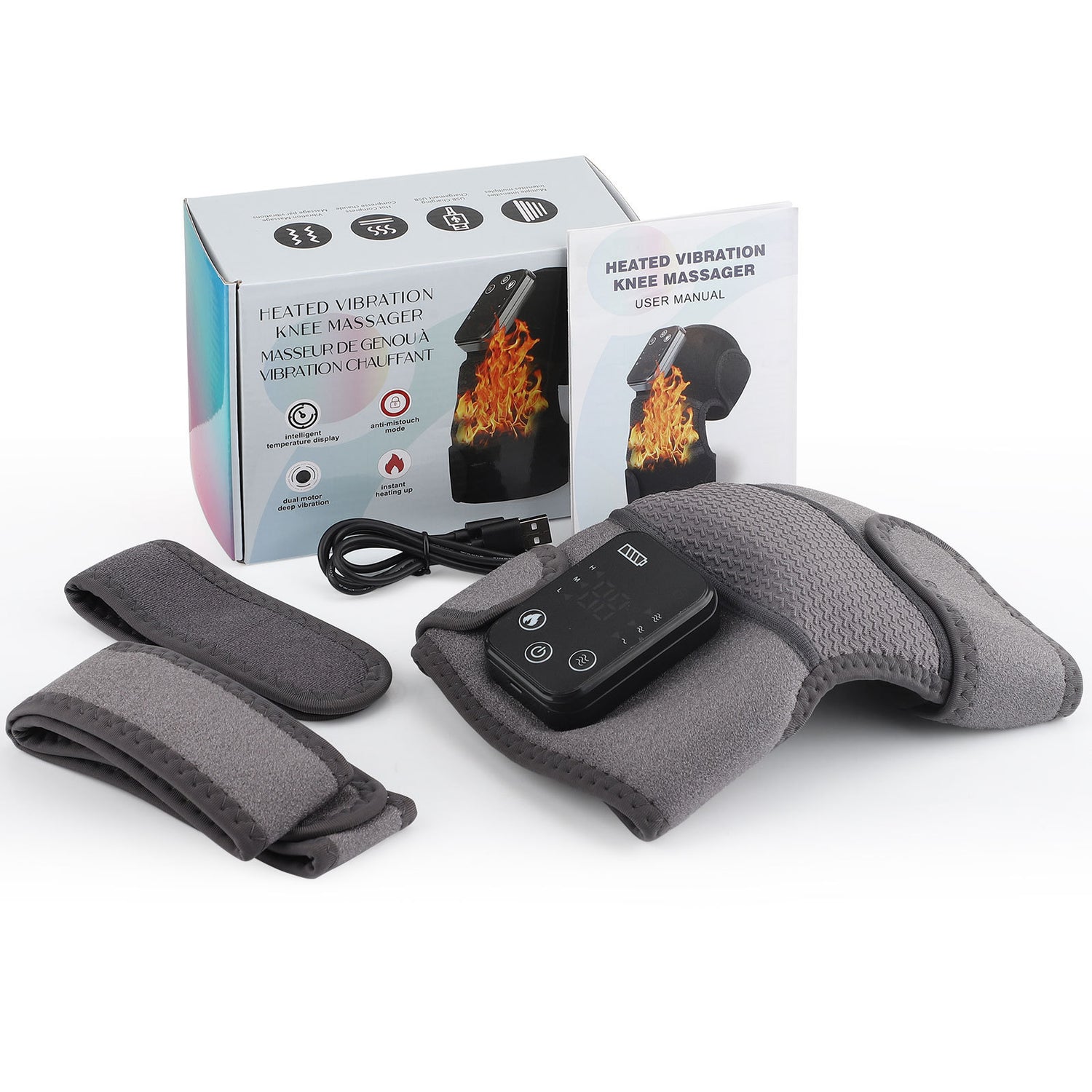 Intelligent Heating Vibration Massage Kneecap Shoulder Pad Heating